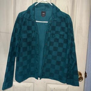 Vans- Green Checkered Jacket